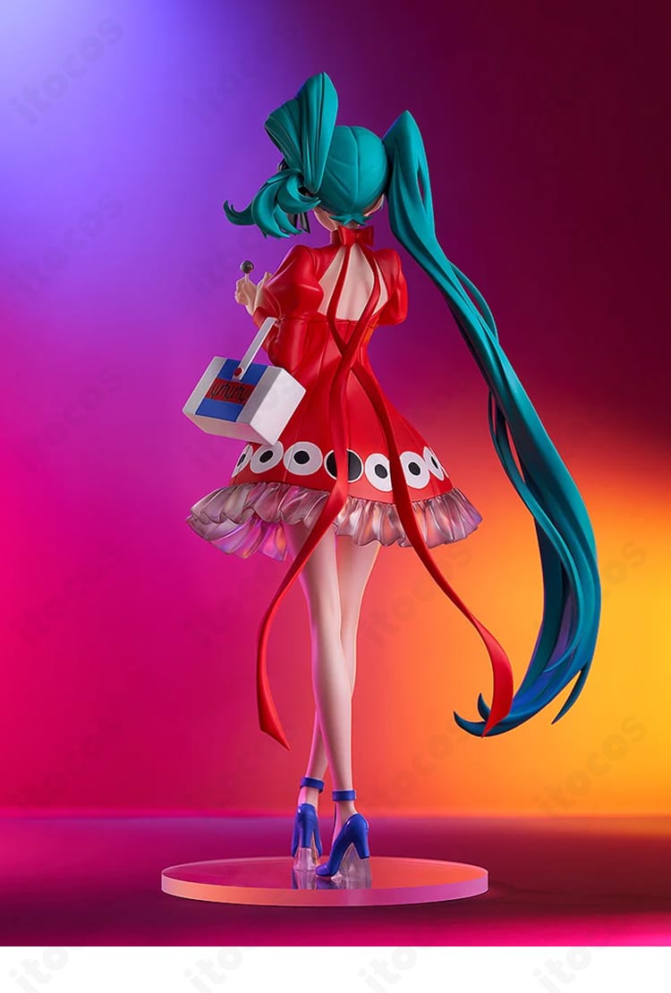 初音ミク パノプティコン プシ Ver. コスプレ衣装の背面カットとライン配置