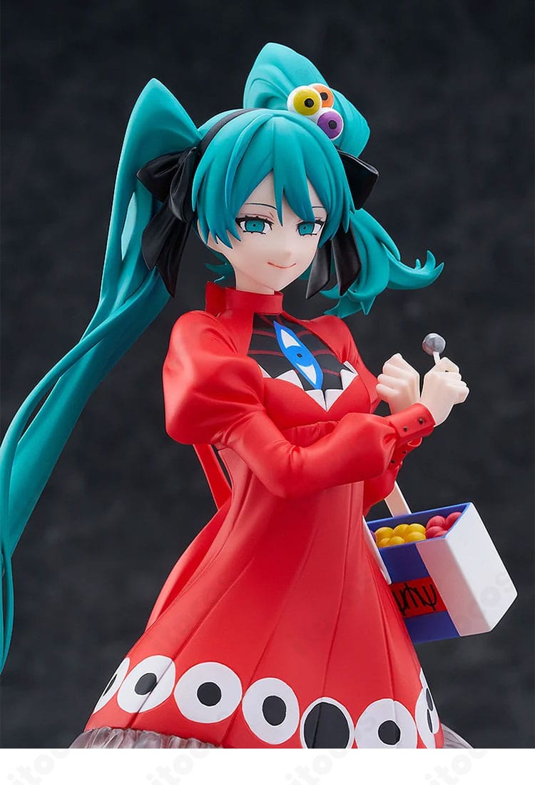 初音ミク パノプティコン プシ Ver. コスプレ衣装の側面シルエットとスカートの広がり