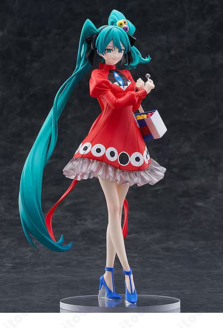 初音ミク パノプティコン プシ Ver. コスプレ衣装の正面ディテールと配色が分かる写真