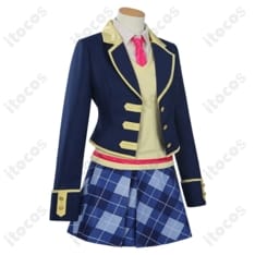 プリパラ パプリカ学園 冬制服 コスプレ衣装6点セット。上品×爽やかで高再現、イベントにも最適 - 2枚目の画像（サムネイル）