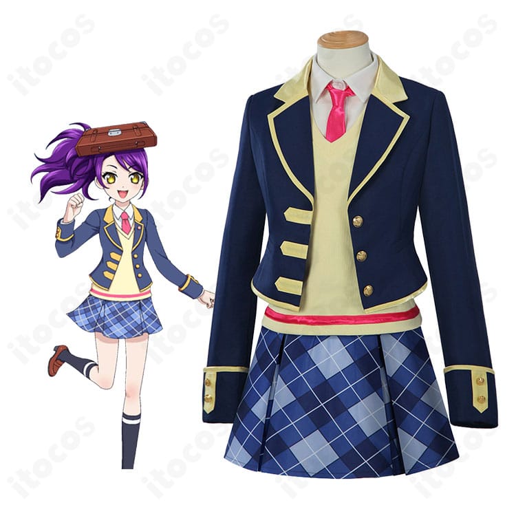 プリパラ パプリカ学園 女子生徒 冬制服コスプレ一式のイメージカット
