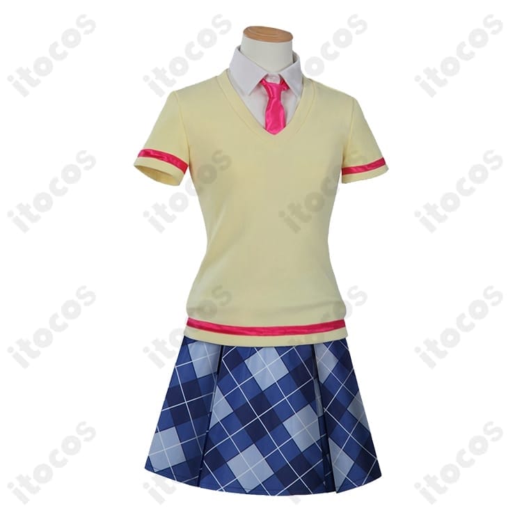 プリパラ パプリカ学園 冬制服 コスプレ衣装6点セット。上品×爽やかで高再現、イベントにも最適 - 4枚目の画像