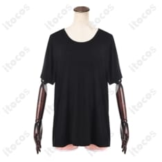 薄手で通気性◎ Tシャツ＆ショートパンツ 私服風コスプレ セット - 1枚目の画像（サムネイル）