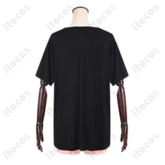 薄手で通気性◎ Tシャツ＆ショートパンツ 私服風コスプレ セット - 2枚目の画像（サムネイル）