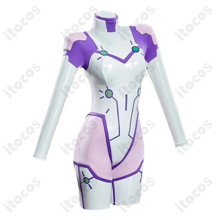 ダンダダン バモラ 戦闘服コスプレ｜高発色PUで映える光沢・美シルエットのフルセット - 4枚目の画像