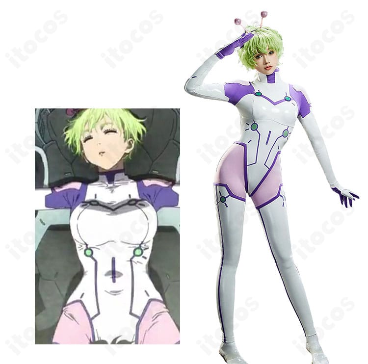 バモラ 戦闘服ボディスーツの着用イメージ（キャラクター再現コーデ）
