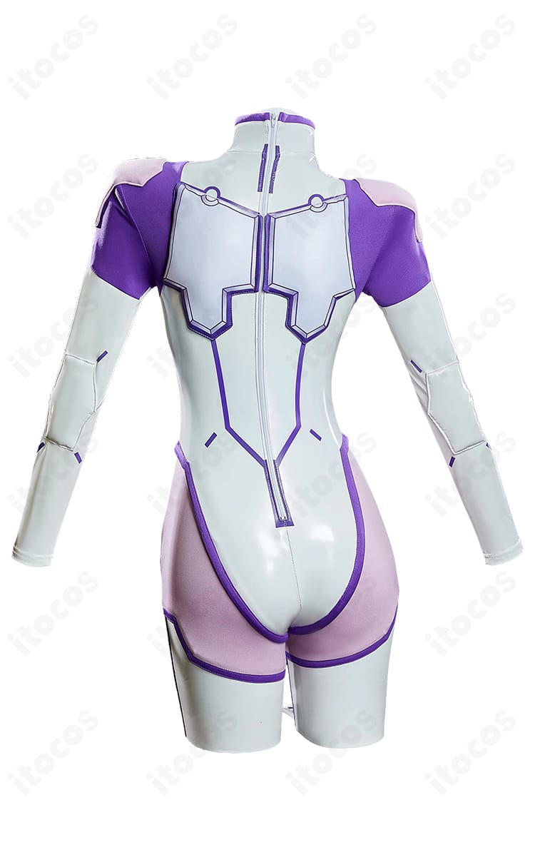 バモラ 戦闘服ボディスーツの背面商品画像（後ろシルエット）