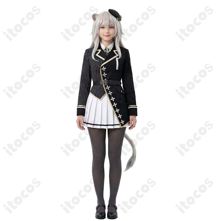 獅白ぼたん 新衣装 制服Ver.｜高再現コスプレ一式でクール＆上品に映える - 2枚目の画像