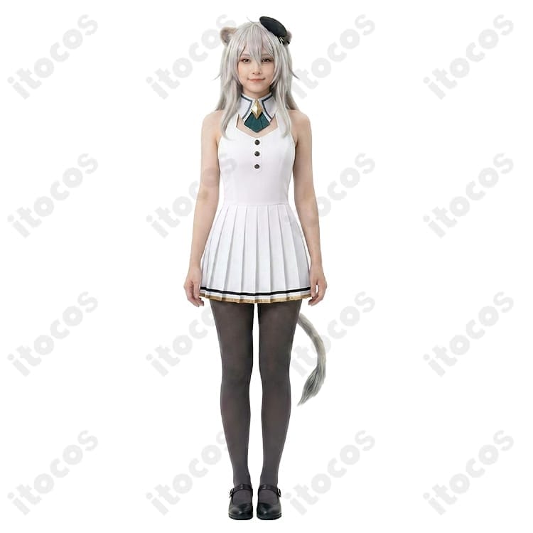 獅白ぼたん 新衣装 制服Ver.｜高再現コスプレ一式でクール＆上品に映える - 3枚目の画像
