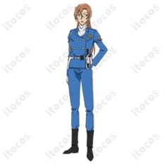 名探偵コナン 萩原千速 白バイ隊員制服 高再現・快適設計でイベント映え - 1枚目の画像（サムネイル）