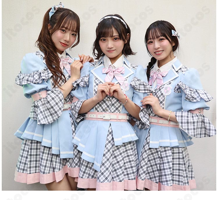 α+青春のエフェクト ステージコスプレ衣装の着用イメージと全体シルエット