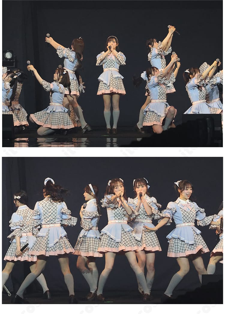 α+青春のエフェクト 瀬乃真帆子・木野稟子・沖玲萌向け衣装のステージ演出イメージ