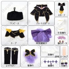 名探偵プリキュア！ キュアアルカナ・シャドウ変身後コス 高発色で再現度抜群、撮影映えと快適さを両立 - 5枚目の画像（サムネイル）