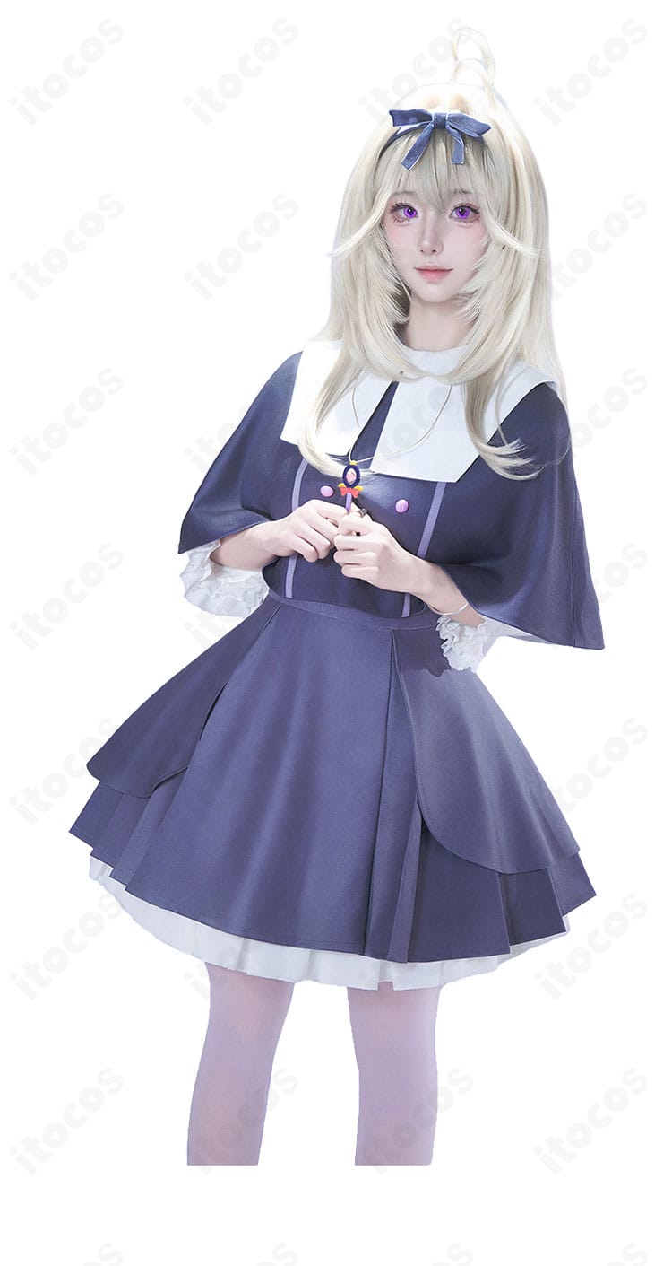 森亜るるか私服Ver.のシャツワンピースを着用した姿