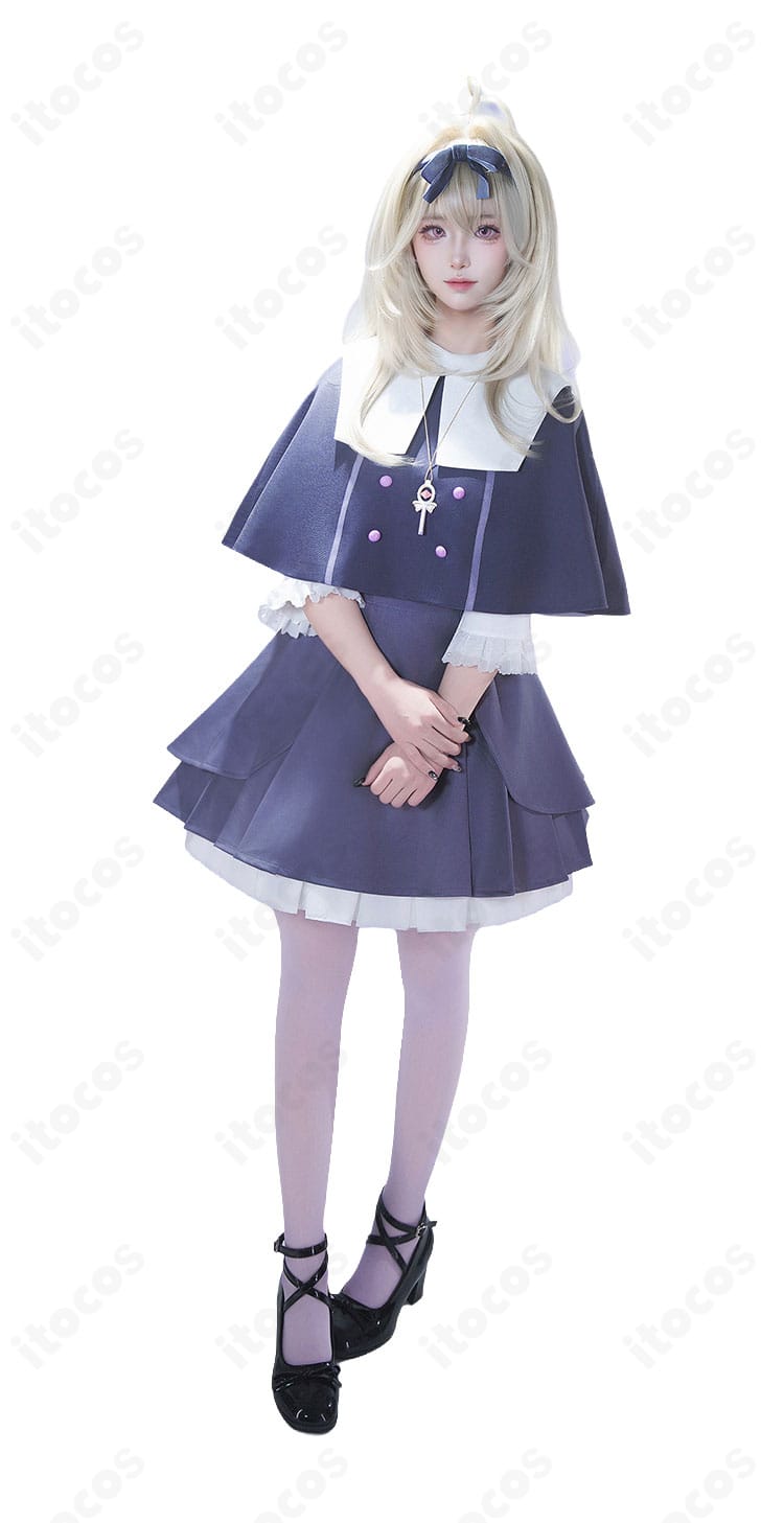 森亜るるか私服Ver.のケープを合わせた着用例