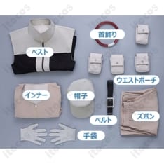 ガチアクタ 掃除屋サポーター制服 コスプレ衣装 高再現で丈夫、小物充実で撮影映え - 8枚目の画像（サムネイル）