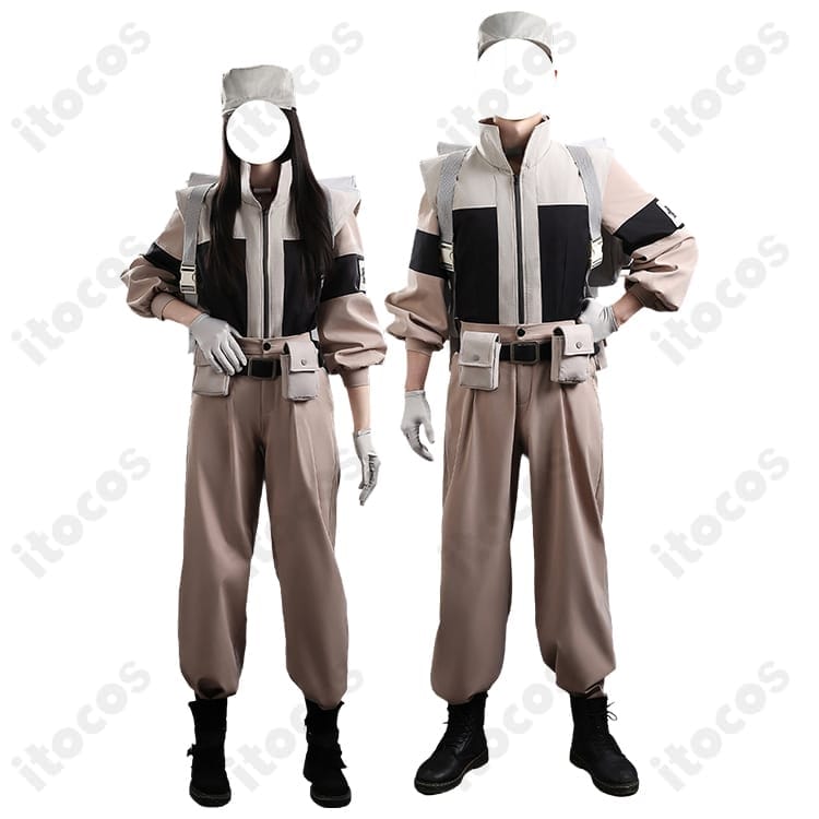 ガチアクタ 掃除屋サポーター制服 コスプレ衣装 高再現で丈夫、小物充実で撮影映え - 4枚目の画像