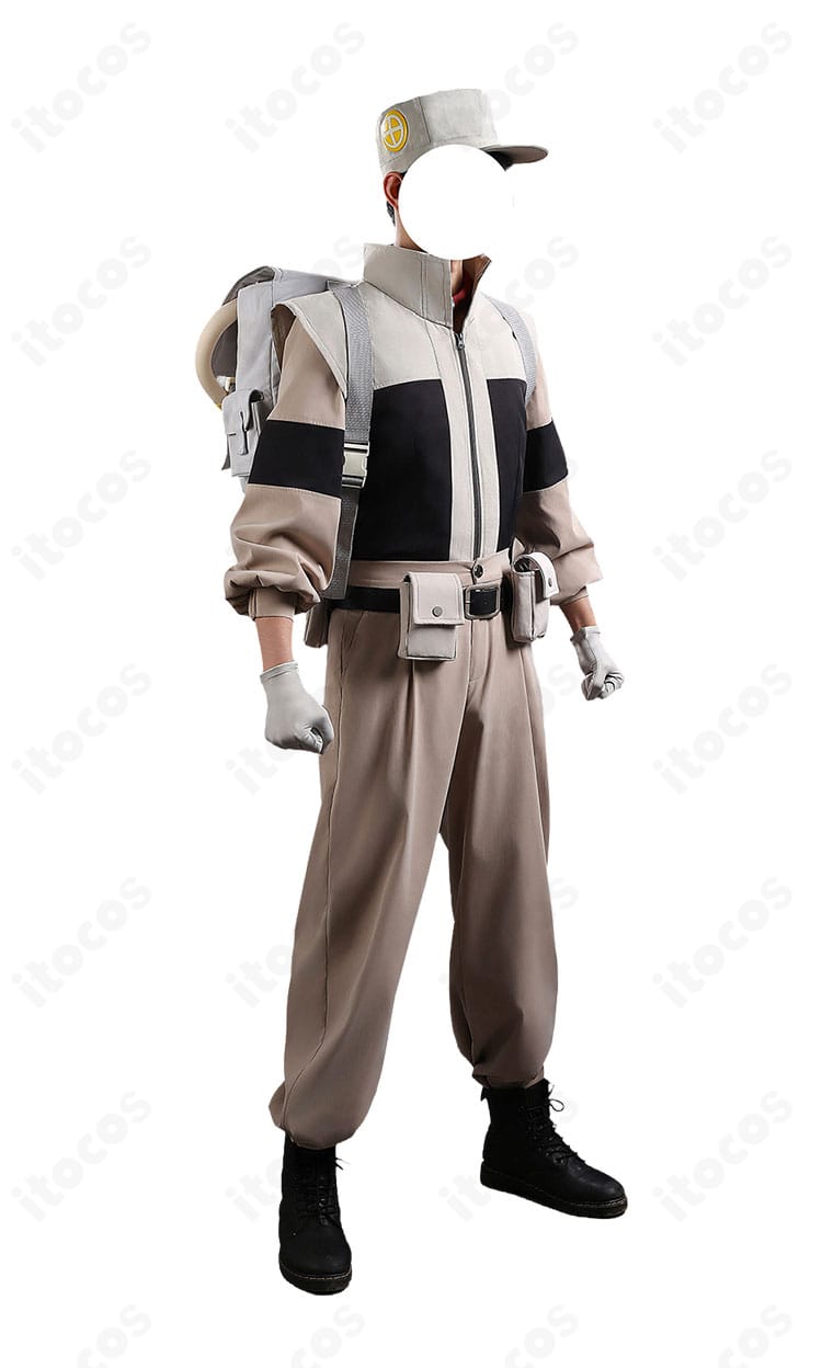 ガチアクタ 掃除屋サポーター制服 着用モデルの正面全身カット