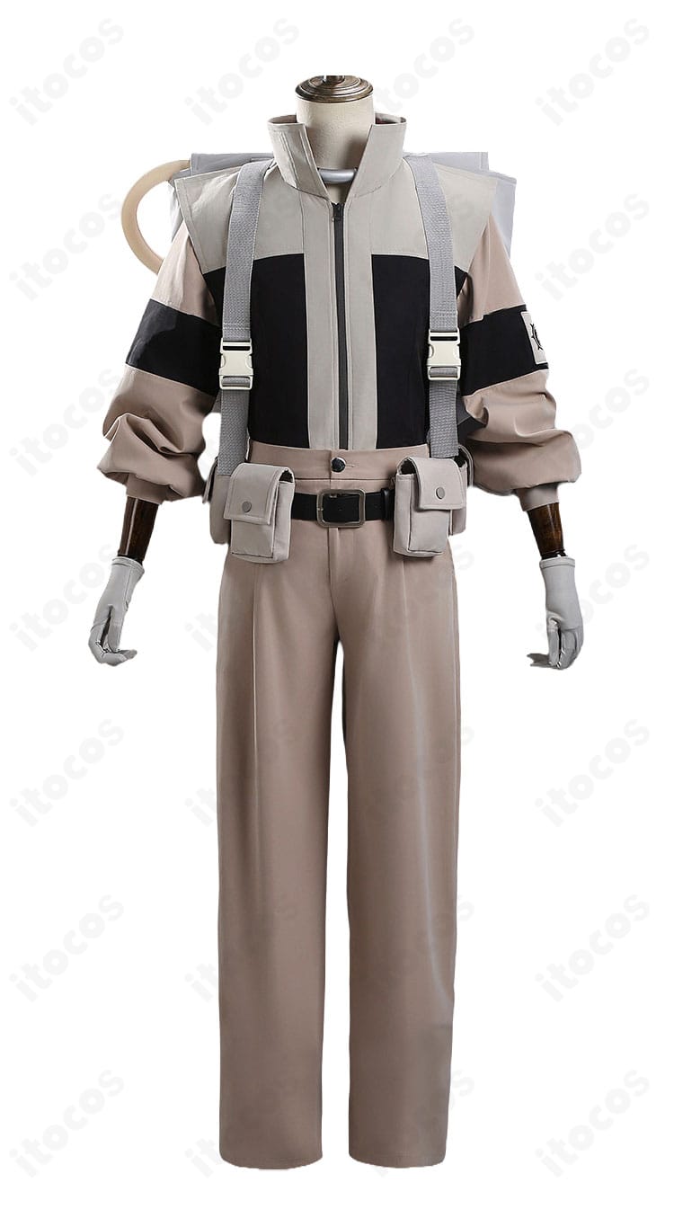 ガチアクタ 掃除屋サポーター制服 ベストとインナーの正面ディスプレイ