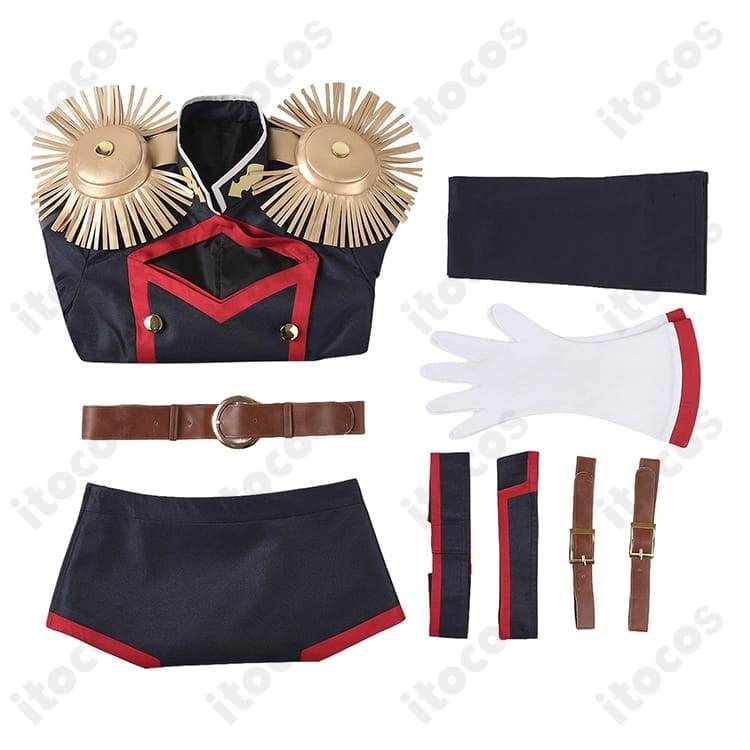 魔都精兵のスレイブ 魔防隊 女性隊員制服。高再現・動きやすい設計で撮影映え - 4枚目の画像