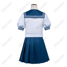 正反対な君と僕 鈴木みゆ 夏セーラー服コスプレ 快適通気で高再現、イベント＆撮影に最適 - 3枚目の画像（サムネイル）