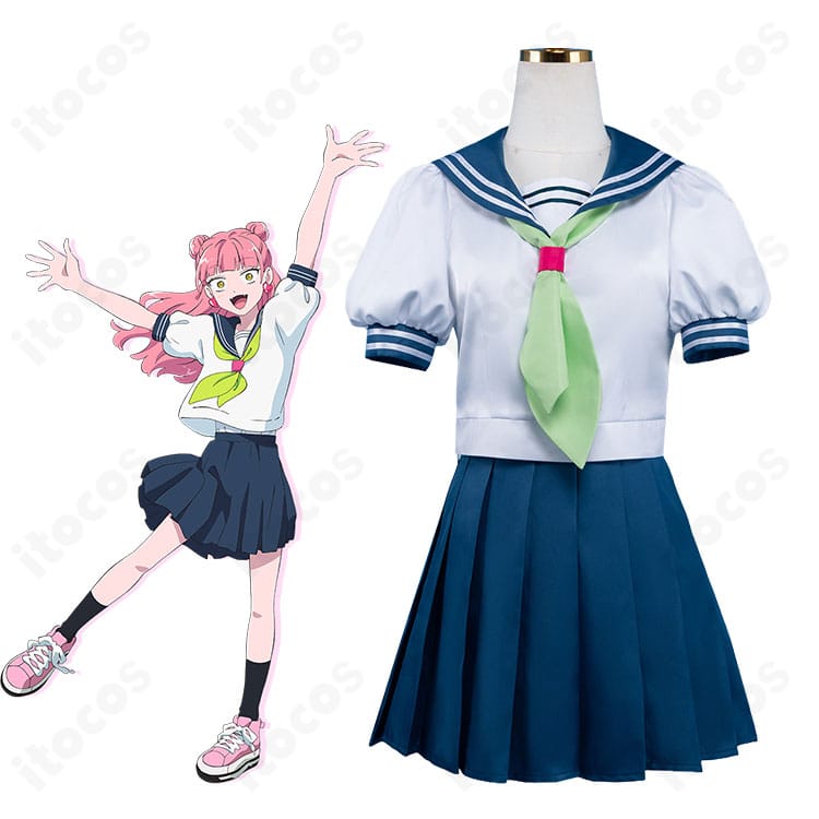 正反対な君と僕 鈴木みゆ 夏セーラー服コスプレ一式の着用イメージ