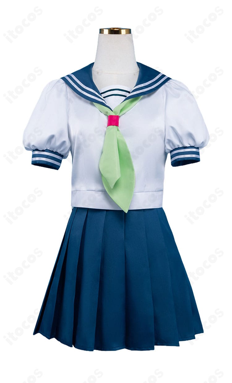 正反対な君と僕 鈴木みゆ 夏セーラー服コスプレ トップスとスカートの正面全体像