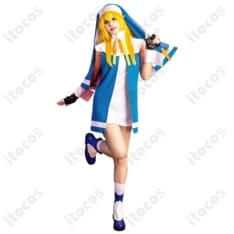 ギルティギア ブリジット 初期修道服 衣装一式｜軽量通気で動きやすい高再現コス - 2枚目の画像（サムネイル）
