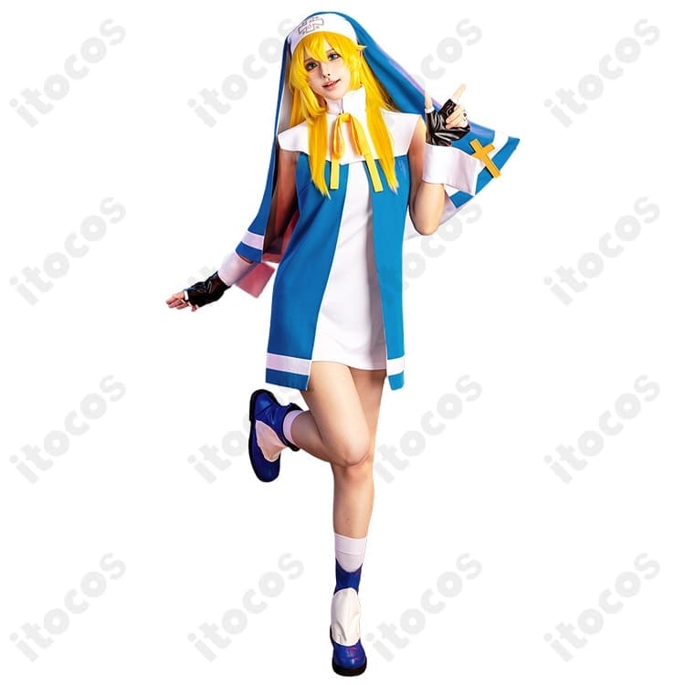 ギルティギア ブリジット 初期修道服 衣装一式｜軽量通気で動きやすい高再現コス - 2枚目の画像