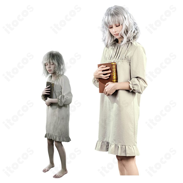 バイオハザード向けコスプレ用ギャザーワンピースの商品人物イメージ