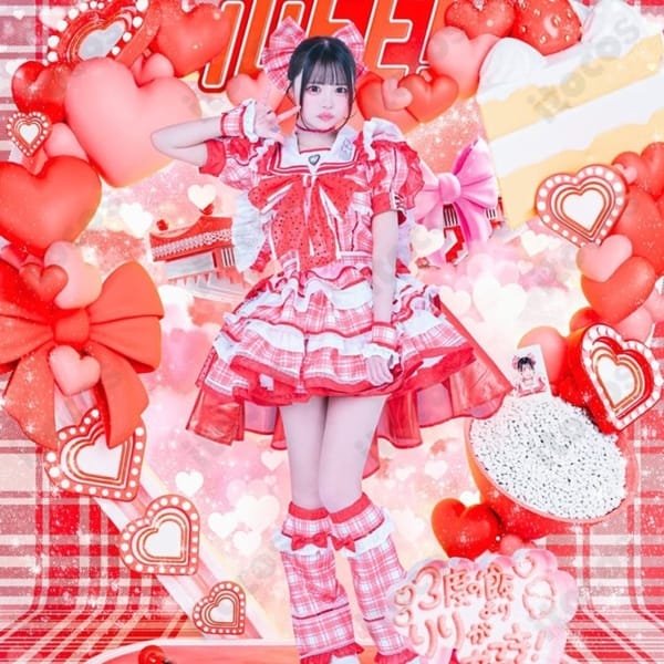 iLiFE! 心花りり 新アー写 赤チェック衣装 高コントラストで映える美シルエットと快適設計