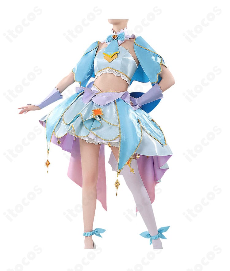 魔法少女風コスプレ衣装の正面全体カット