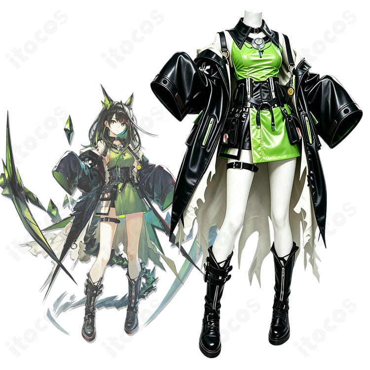 アークナイツ ケルシー通常衣装コスプレ一式のキャラクタービジュアル風画像