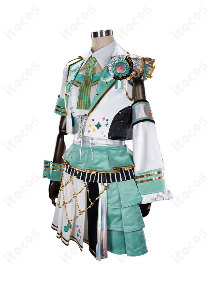 初音ミク 感謝祭衣装のシルエットが分かる側面全体