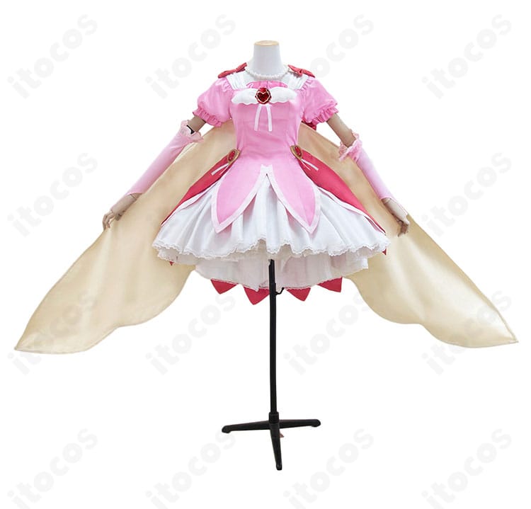 桜あかり 変身衣装のワンピース正面全体像