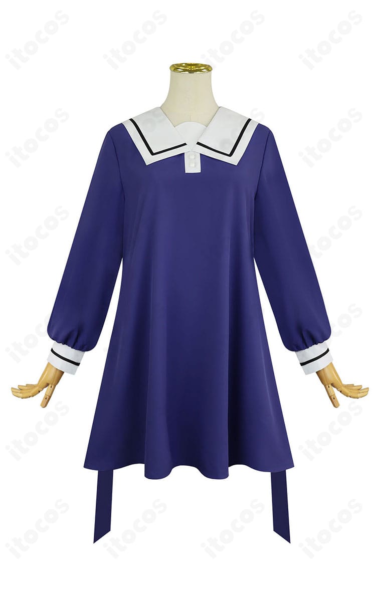 トツキ・シーナ/カガリ・ミミ 学園制服コスプレ衣装のワンピース正面
