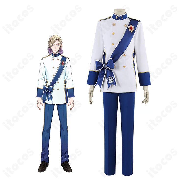 ツイステ ロイヤルソードアカデミー男子制服を着用したネージュ/チェーニャ対応イメージ