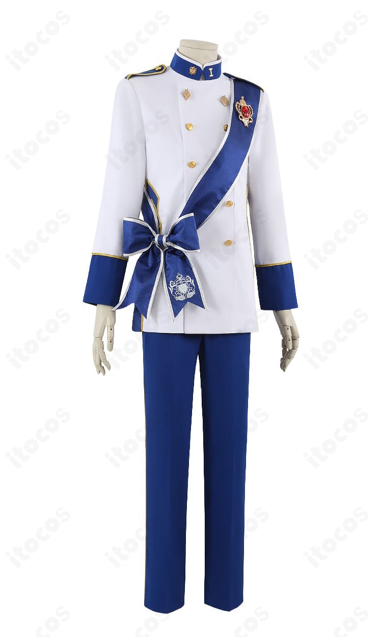 RSA制服コスプレ衣装の右側ディテール(袖口と側章の縫製)