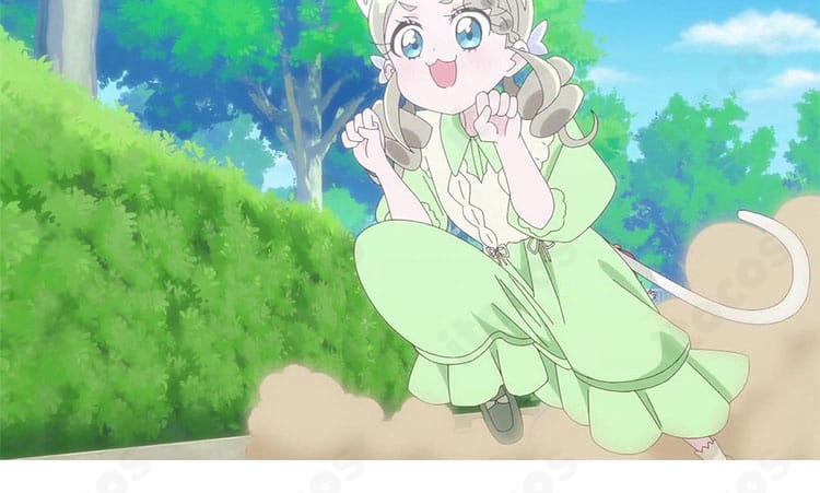 来栖エリザ私服コスプレ衣装ワンピースの裾まわりディテール