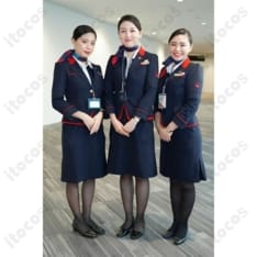 JAL CA 制服 日本航空 客室乗務員 10代目制服 コスプレ衣装 - 1枚目の画像（サムネイル）
