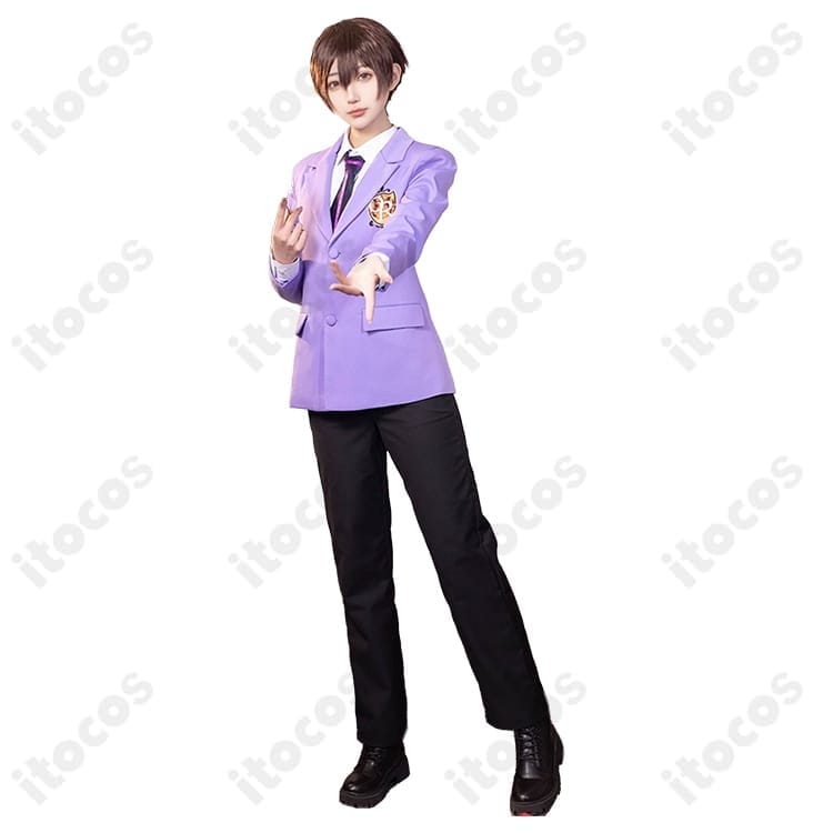 桜蘭高校ホスト部 男子制服フルセット｜高発色ツイルで上品に再現、イベント映え - 3枚目の画像