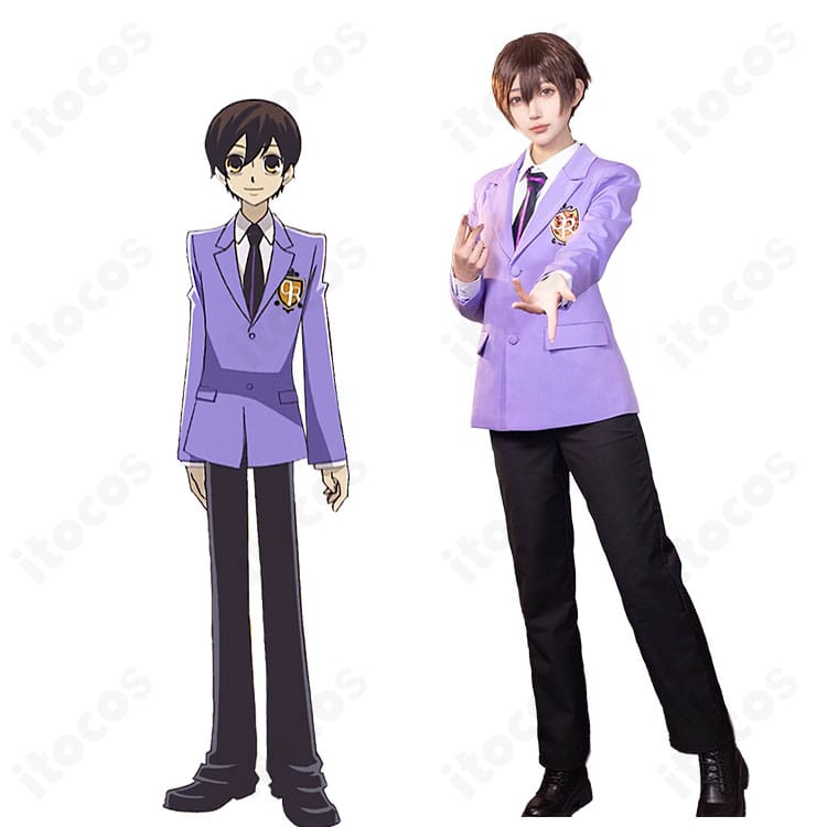 桜蘭高校ホスト部 男子制服のキャラクター着用イメージ