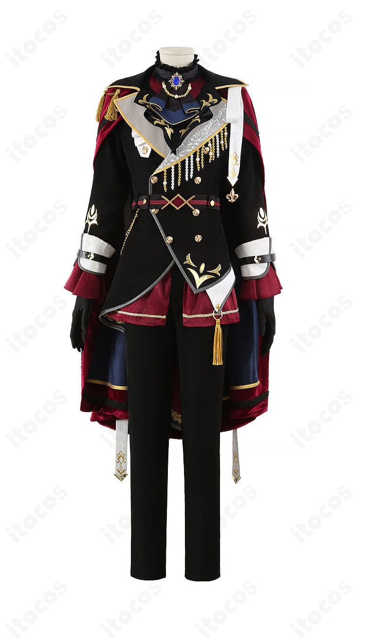 Knights MASQUERADE NIGHT衣装の正面全体カット(コート・シャツ・ズボン)