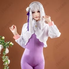 Re:ゼロ エミリア新衣装コスプレ｜軽量マントで高再現、撮影・イベントに最適 - 7枚目の画像（サムネイル）