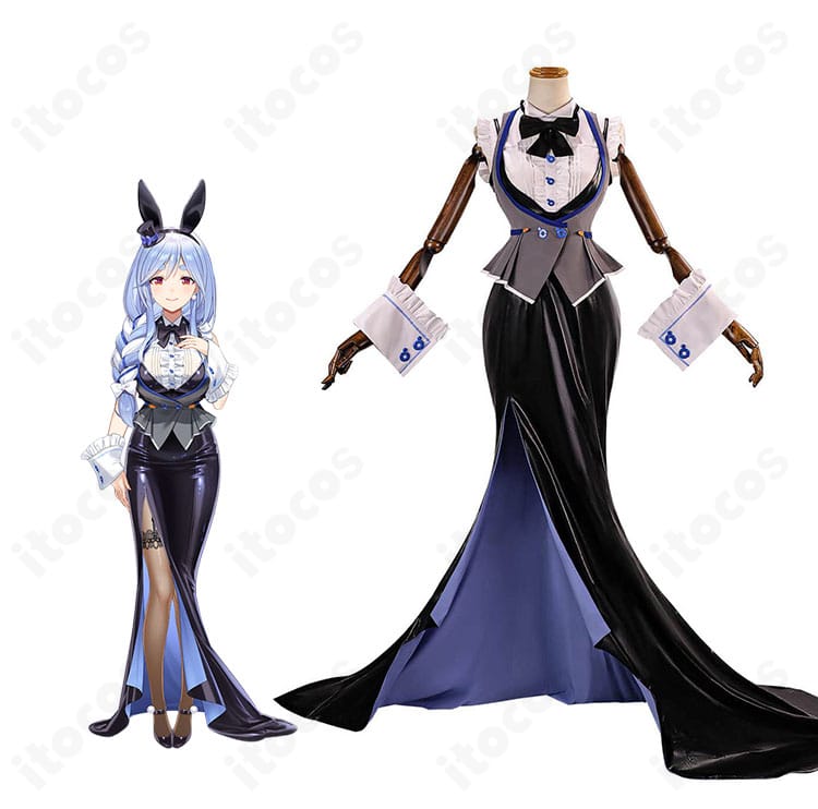 兎田ぺこら バニー衣装の完成イメージとキャラクター風ビジュアル