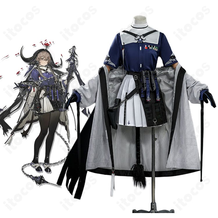 アークナイツ パラス 初期衣装フルセットの着用全身イメージ