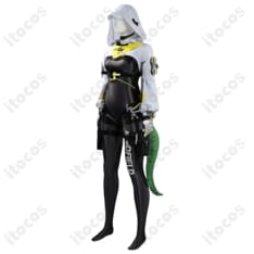フローライト 戦闘服 コスプレ衣装｜高発色で写真映え、クールなサイバールックが即完成 - 3枚目の画像（サムネイル）