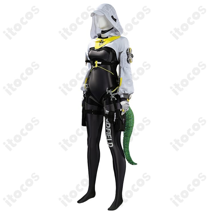 フローライト 戦闘服 コスプレ衣装｜高発色で写真映え、クールなサイバールックが即完成 - 3枚目の画像