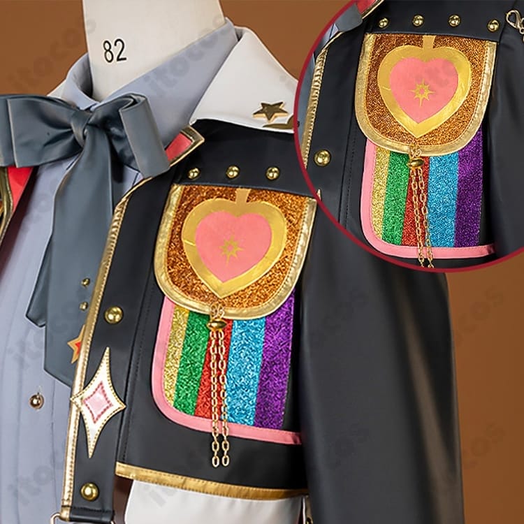 あんスタ 流星隊『OVERFLOW！』コスプレ衣装｜高発色ツイルで再現度高く、イベント・撮影に最適 - 5枚目の画像