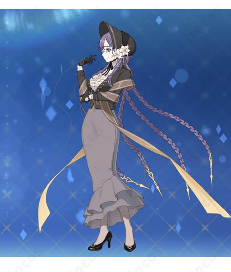 FGO ウルズ(終末のアーチャー)第2再臨衣装の側面ディテール。立体シルエットと装飾の固定感が分かる角度。